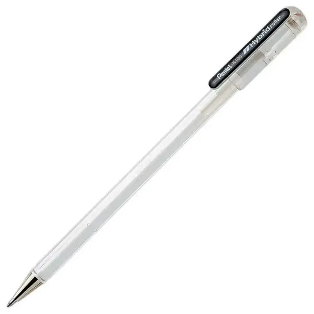 Stylo Hybrid Roller Pentel 0.8mm - Blanc