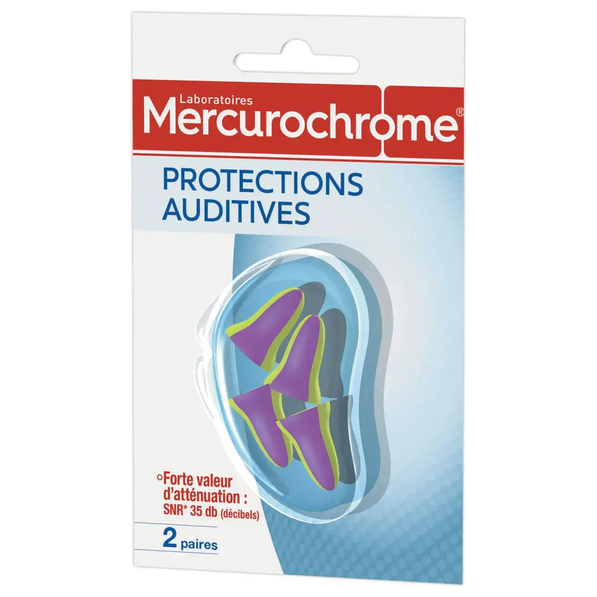 Protections auditives - Mercurochrome 