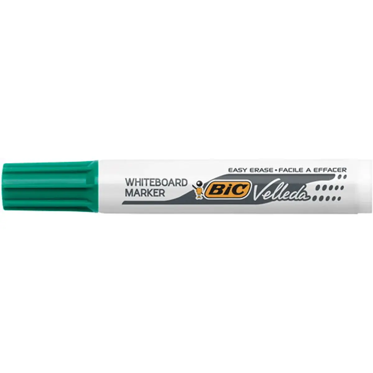 BIC Velleda 1791 Feutres pour Tableau Blanc Effa&ccedil;ables &agrave; Sec Pointe Large Biseaut&eacute;e - Vert 