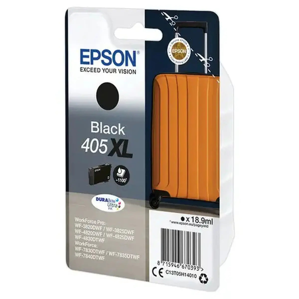 Cartouche Jet d'encre EPSON 405XL noir