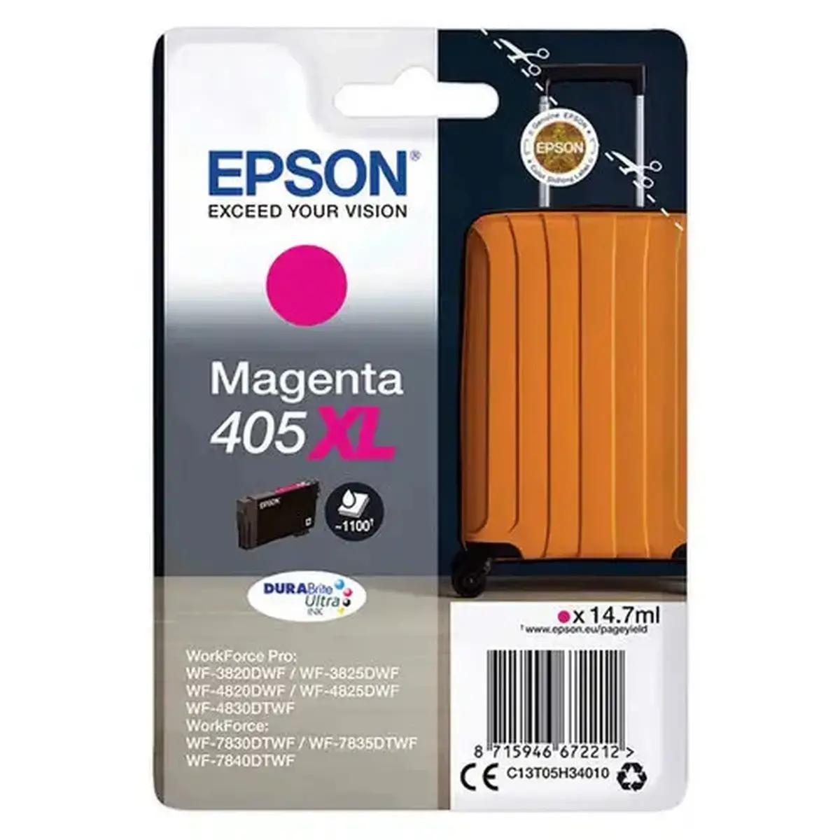 Cartouche Jet d'encre EPSON 405XL magenta