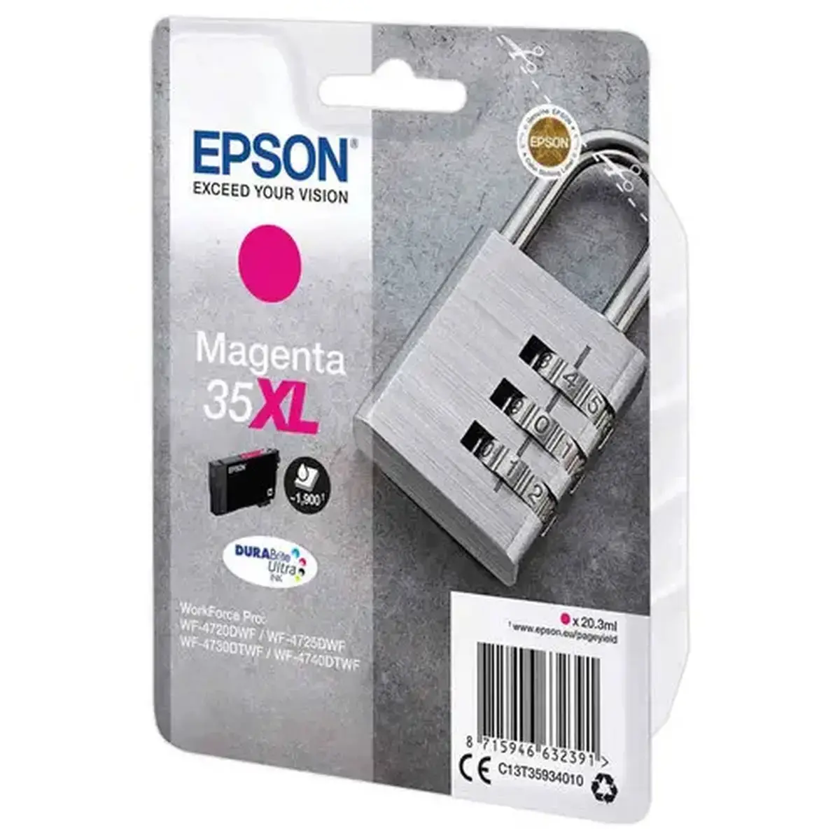 Cartouche Jet d'encre EPSON 35XL magenta