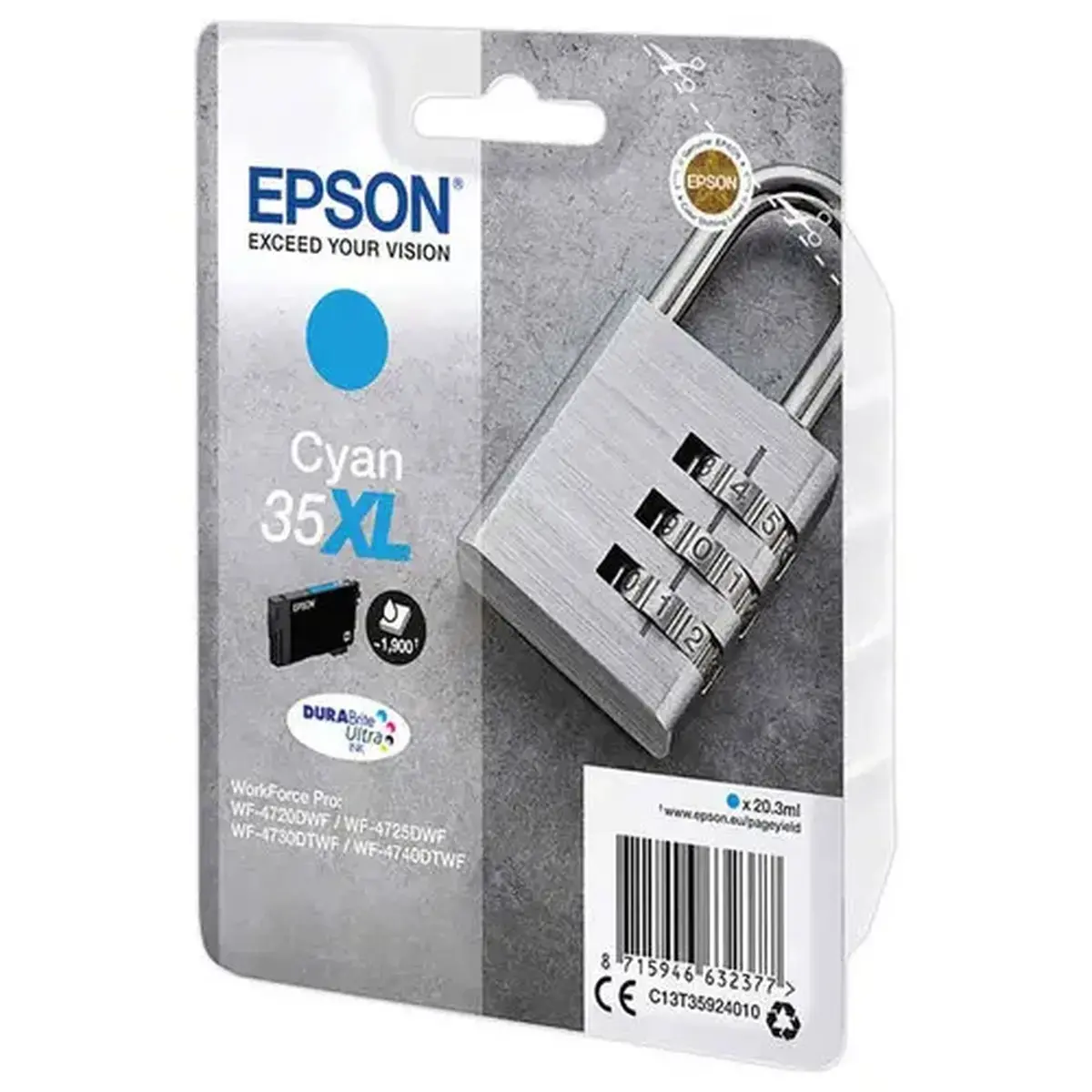 Cartouche jet d'encre 35XL - Cyan - Epson