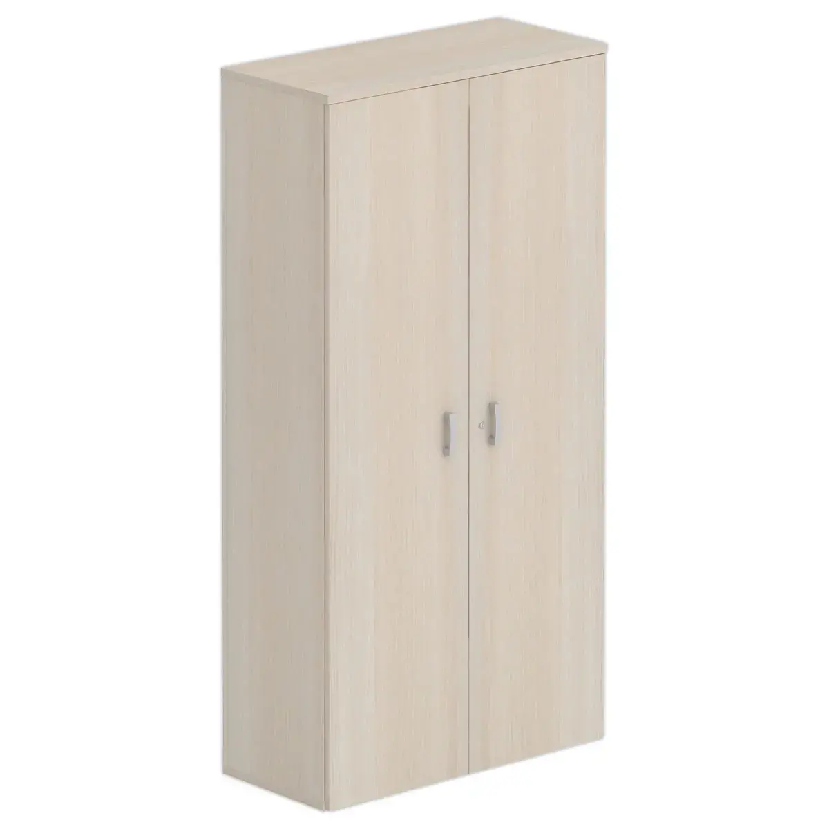 Armoire haute mélamine 2 portes 197x100x42cm acacia