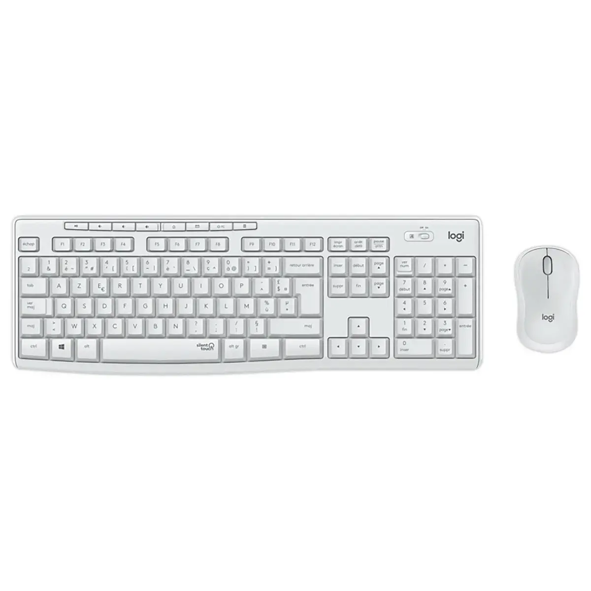 Kit clavier et souris sans fil Logitech MK295 Silent