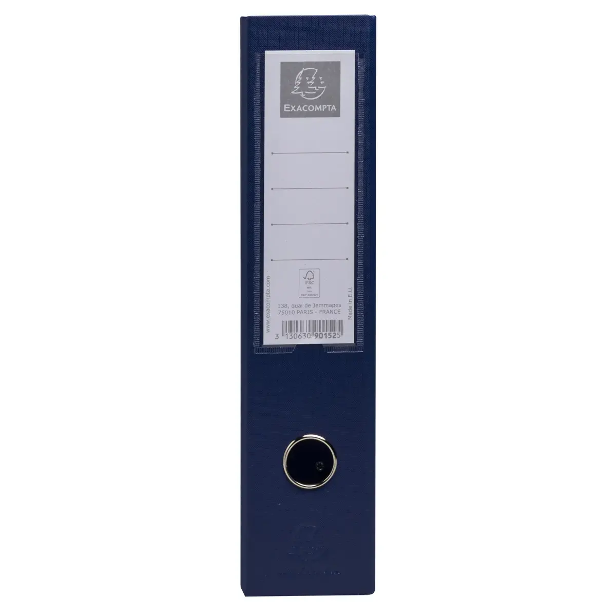 Porte-revues pliable - Polypropylène - Dos 7 cm - Bleu sombre - Exacompta