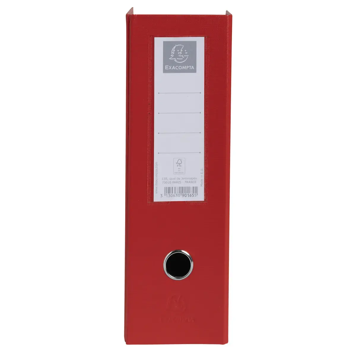 Porte-revues pliable - polypropylène-Dos 10 cm - rouge - EXACOMPTA