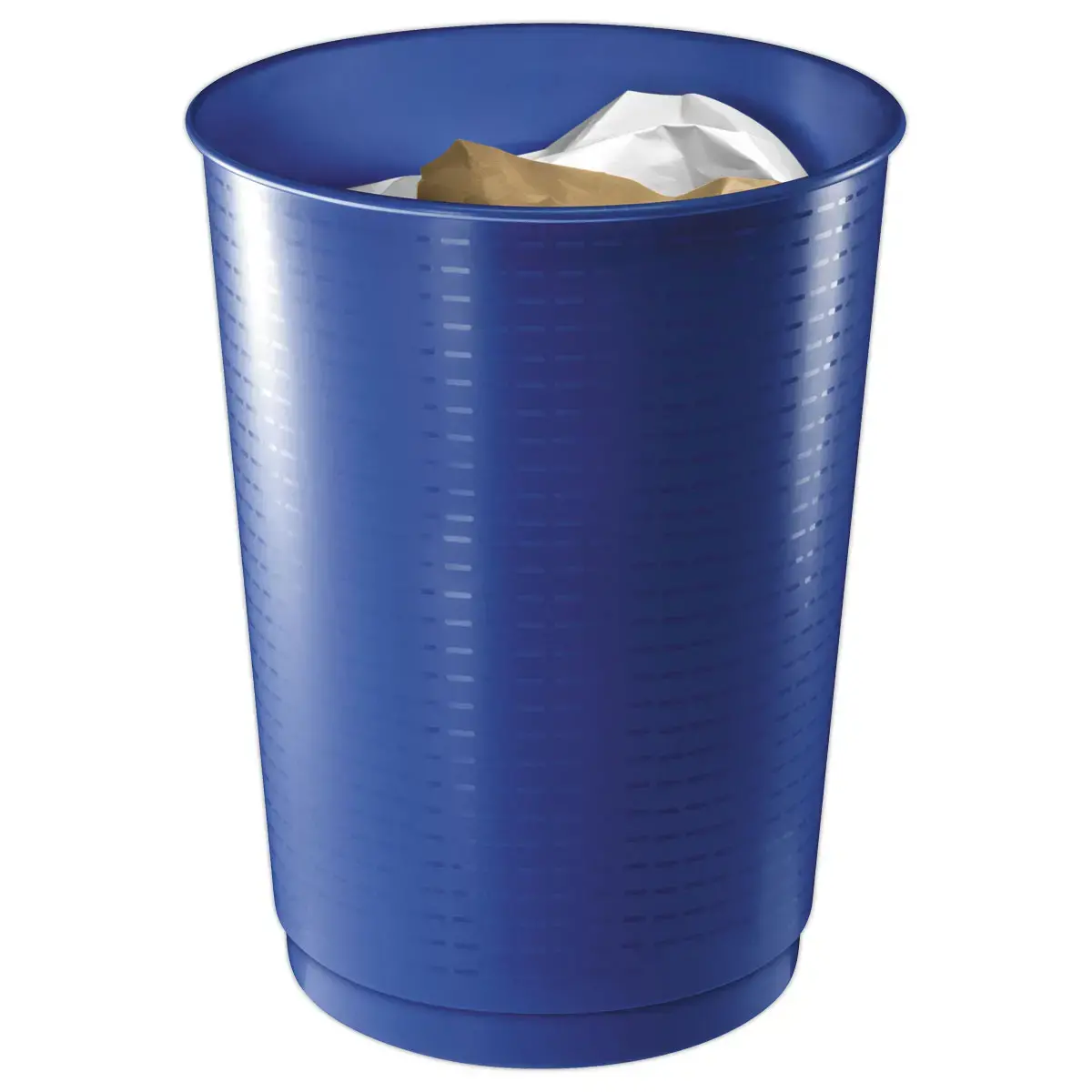 Corbeille &agrave; papier - 40L - Bleu - CEP 
