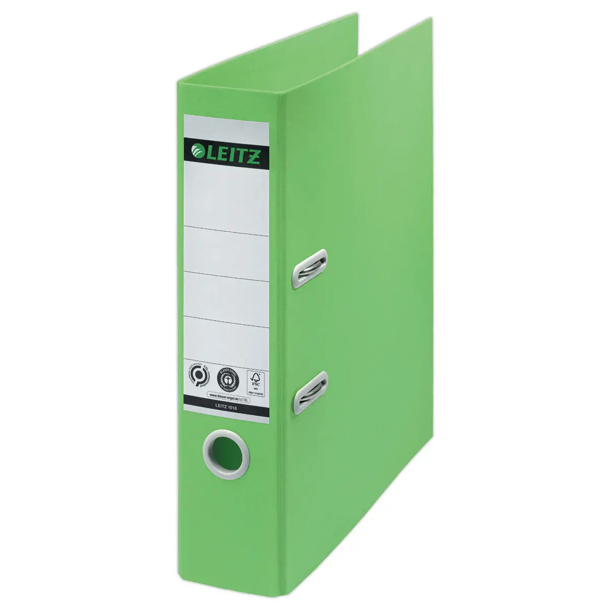 Classeurs à levier 180° Recyclé A4 - Dos 8 cm - Vert - LEITZ