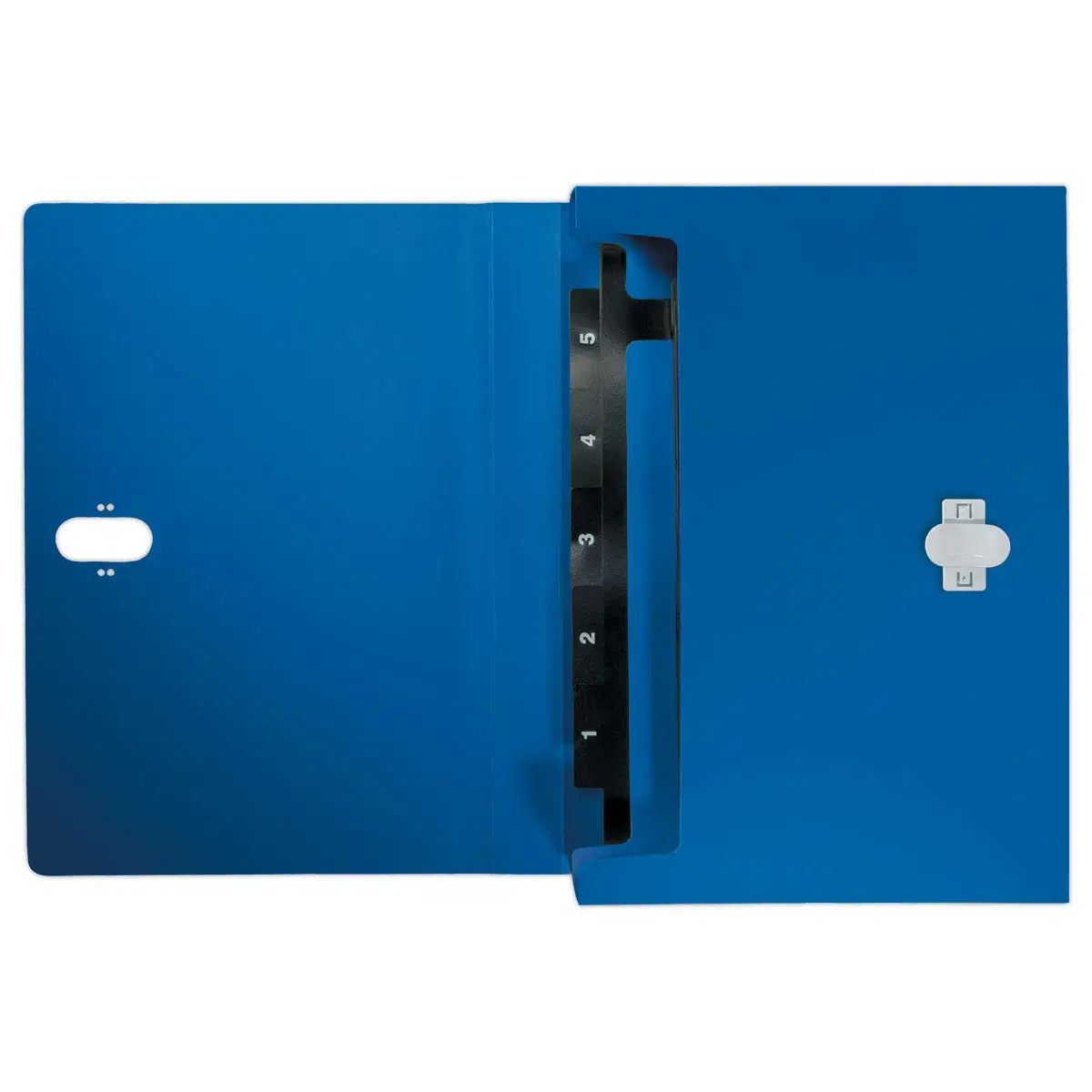 Trieur extensible en PP recycl&eacute; - 6 compartiments - bleu - LEITZ 