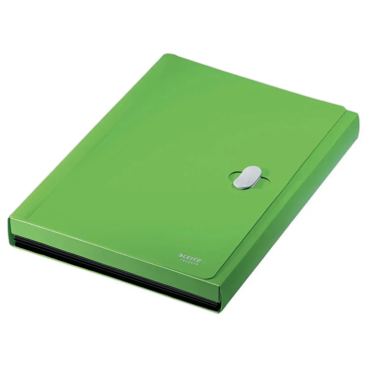 Trieur extensible en PP recycl&eacute; - 6 compartiments - Vert - LEITZ 