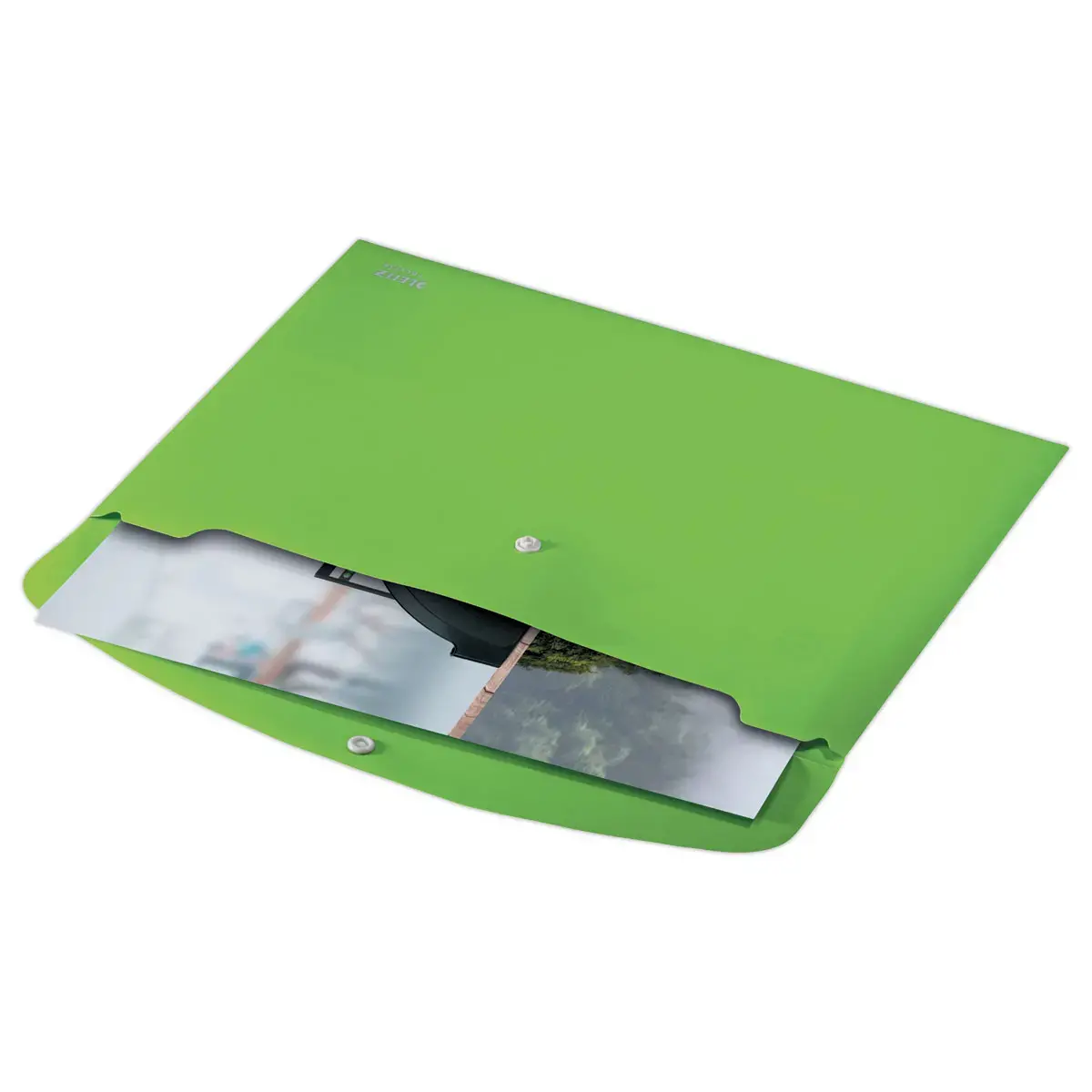 Pochette pression Leitz PP recyclé A4 - Vert