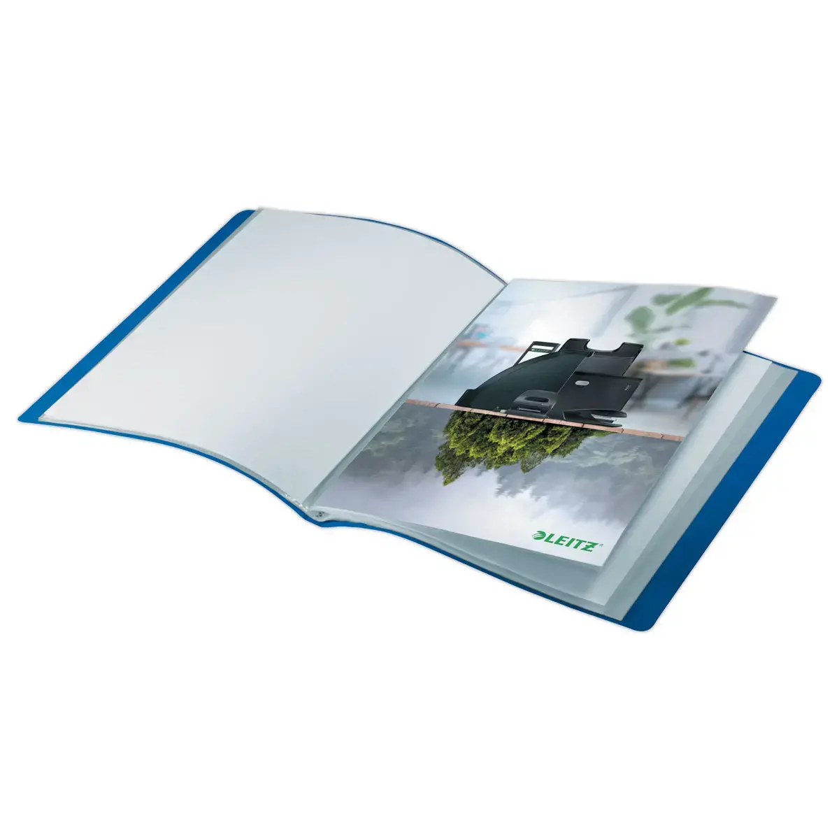 Protège-documents - A4 en PP recyclé - 40 pochettes - Bleu - LEITZ