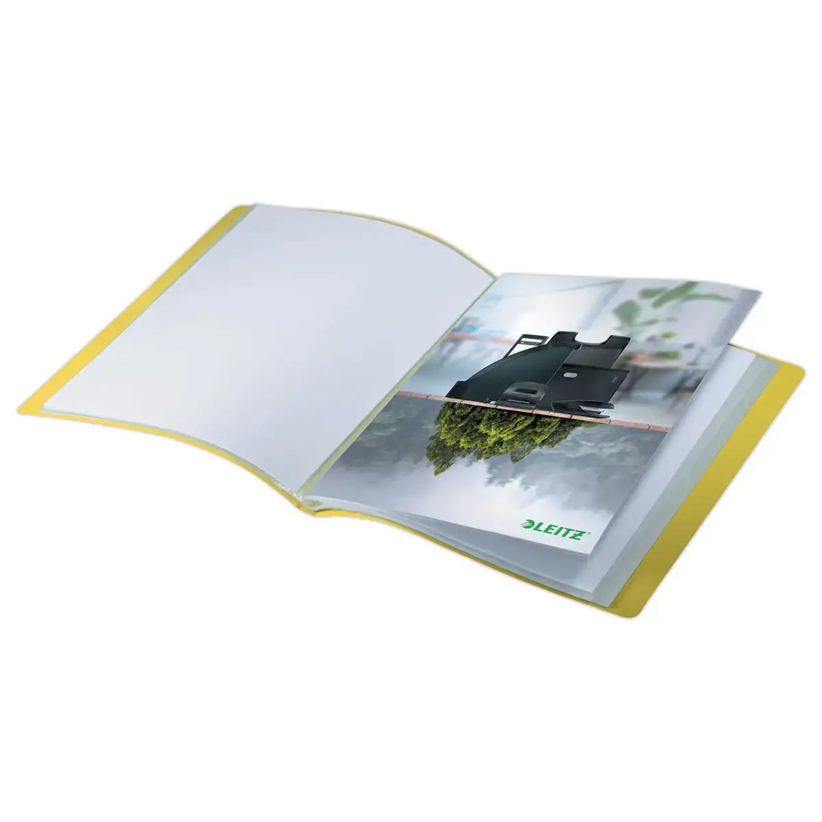 Protège-documents - A4 - 40 pochettes - Jaune - LEITZ