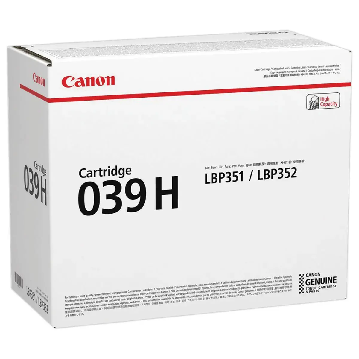 Toner CRG039H - Noir - Canon 