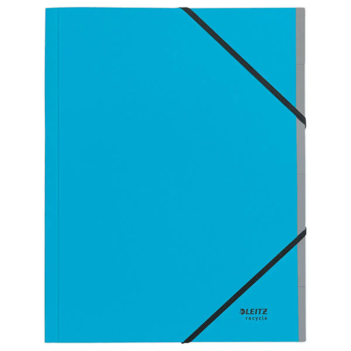 Trieur avec élastiques LEITZ 6 touches- 100% recyclé - Bleu