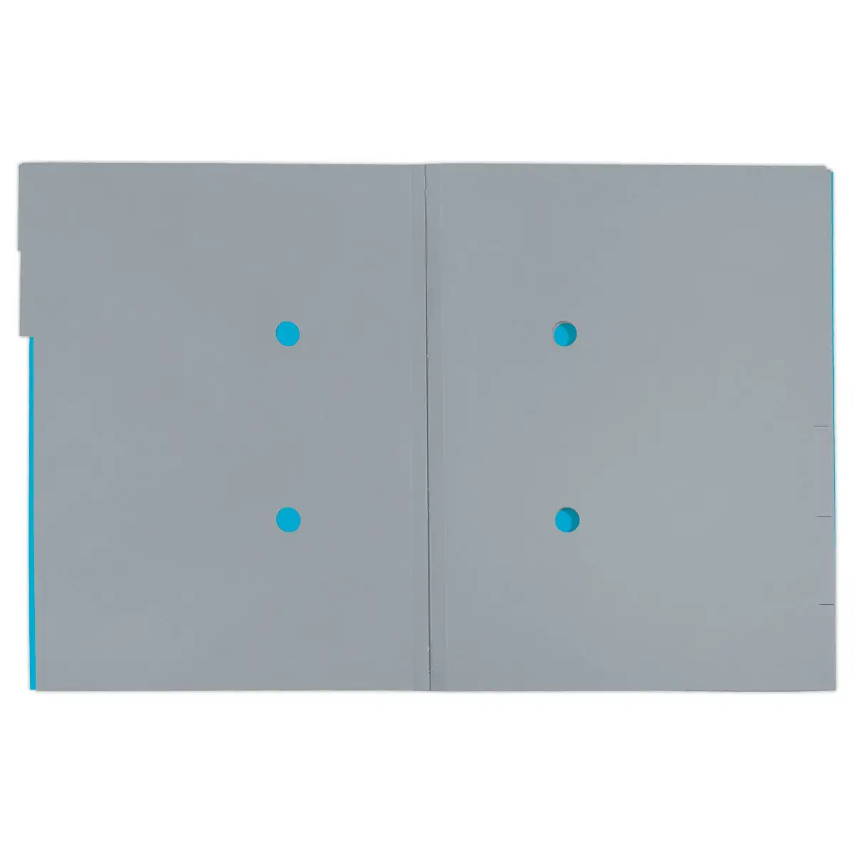 Trieur avec élastiques LEITZ 6 touches- 100% recyclé - Bleu