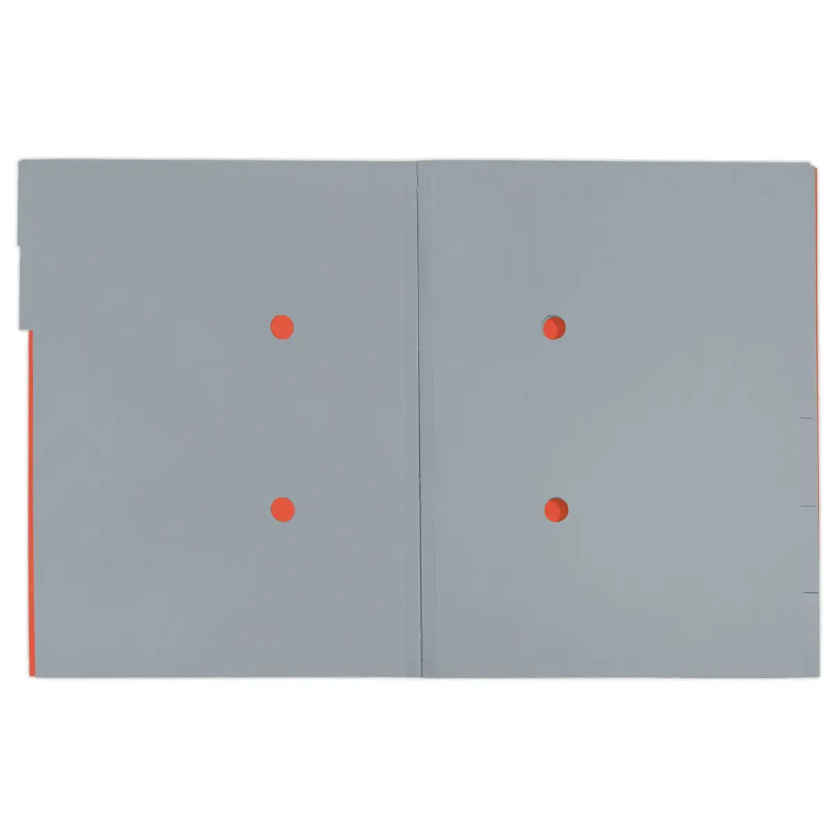 Trieur avec élastiques LEITZ 6 touches- 100% recyclé - Rouge