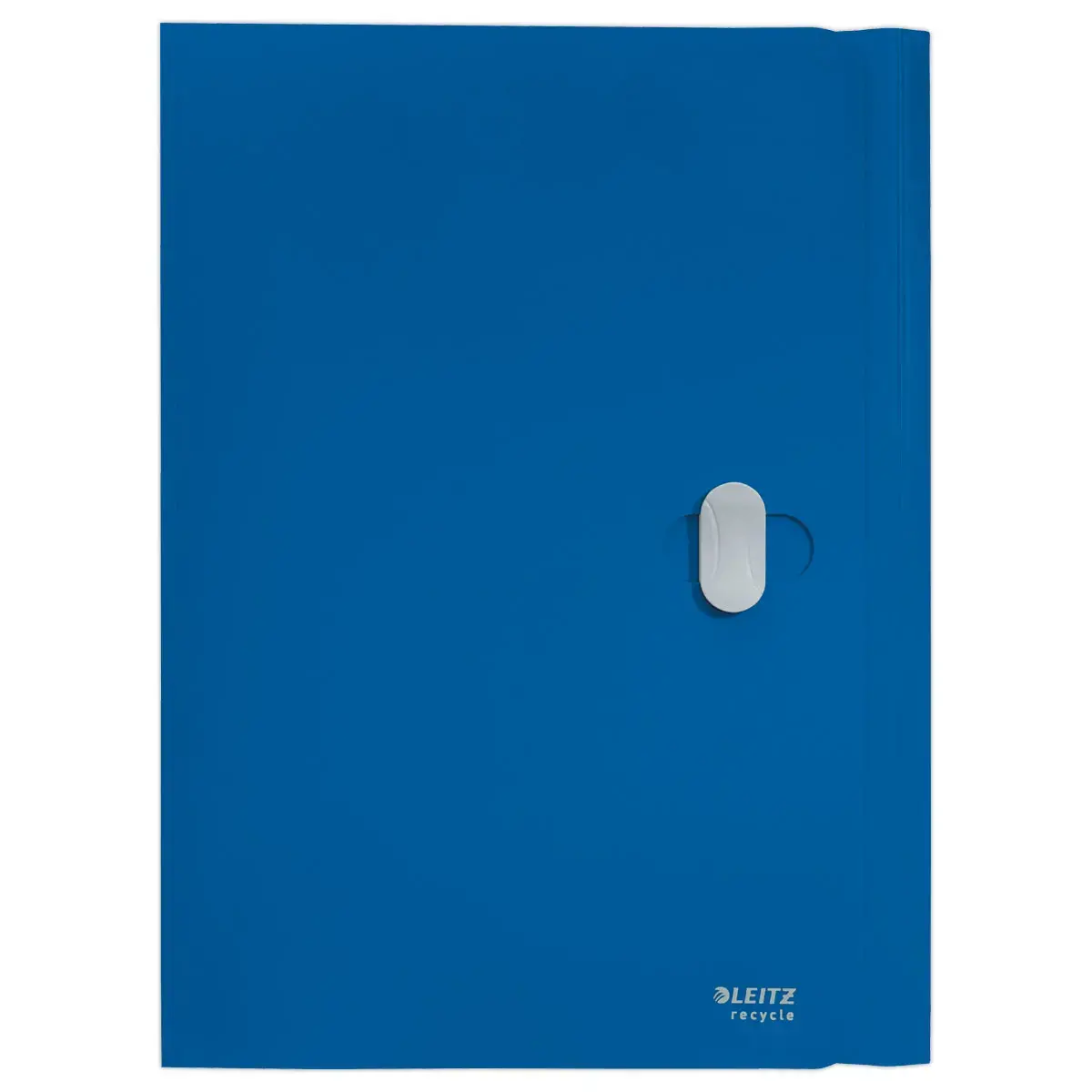 Chemise 3 rabats - A4 - PP recycl&eacute; - Bleu - LEITZ 