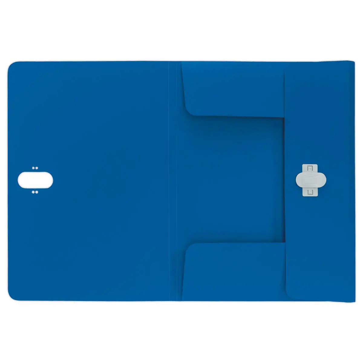 Chemise 3 rabats - A4 - PP recycl&eacute; - Bleu - LEITZ 