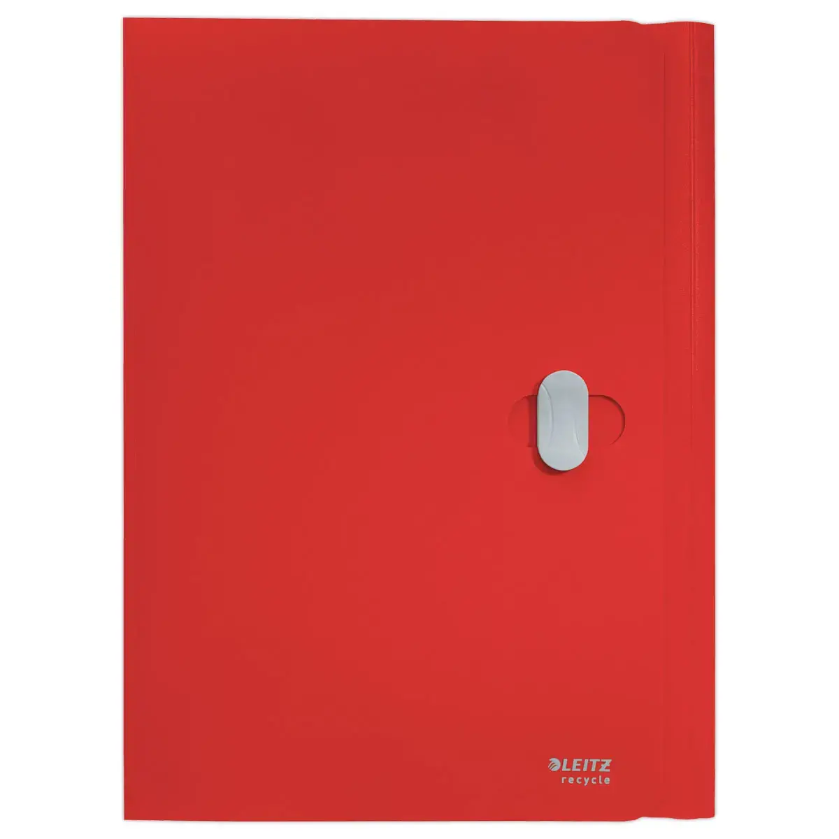 Chemise 3 rabats - A4 - PP recycl&eacute; - Rouge - LEITZ 