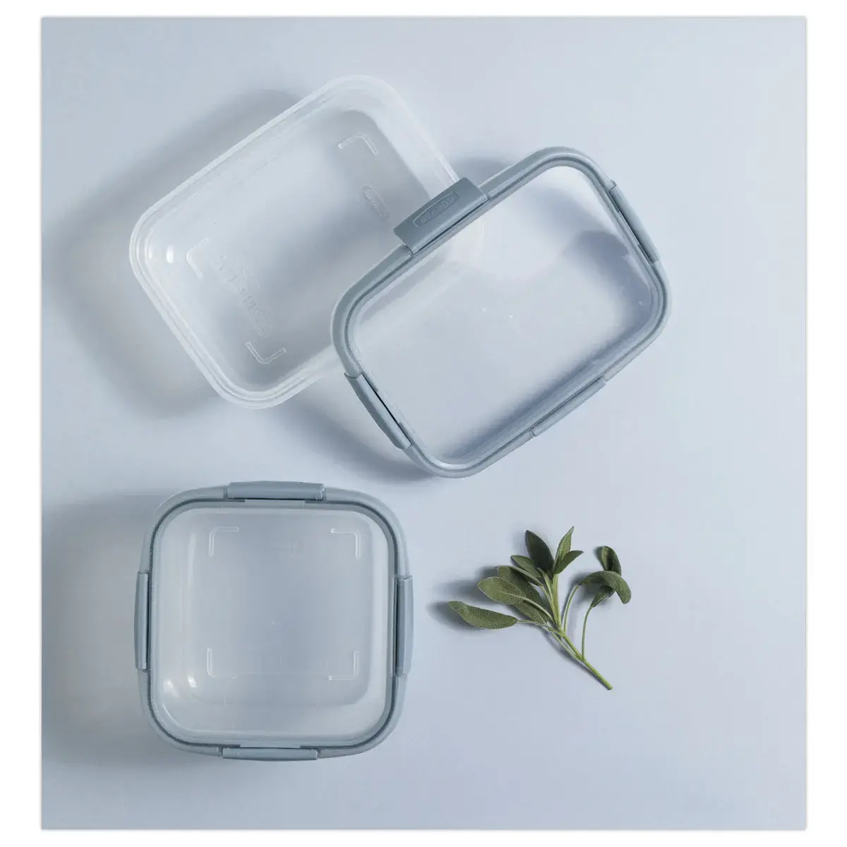 Boîte de conservation alimentaire 3,5LCURVER - Gris