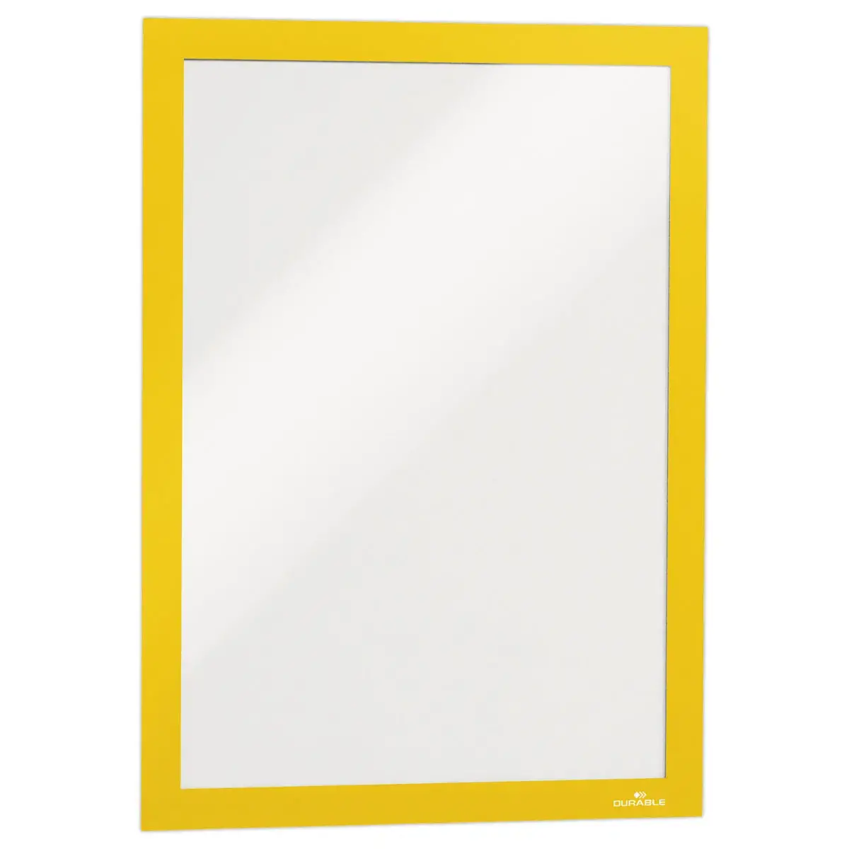 2 Cadres d'affichage adh&eacute;sifs DURAFRAME - A4 - Jaune - DURABLE 