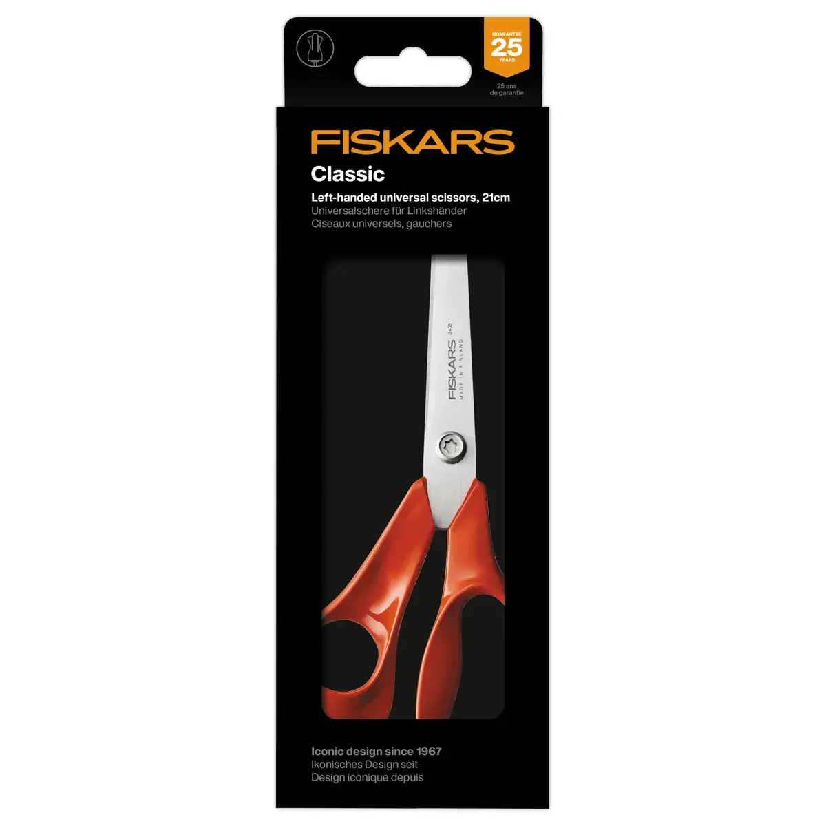 Ciseaux Fiskars Classic Universels gauchers 21cm 