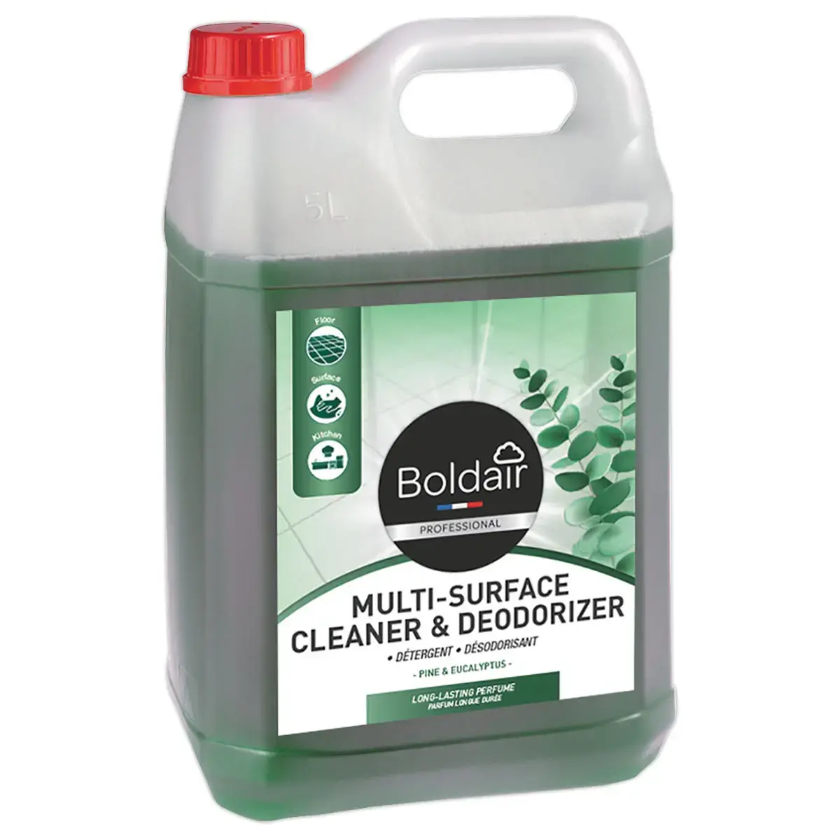 Nettoyant et desodorisant multi-surfaces pin/eucalyptus 5L