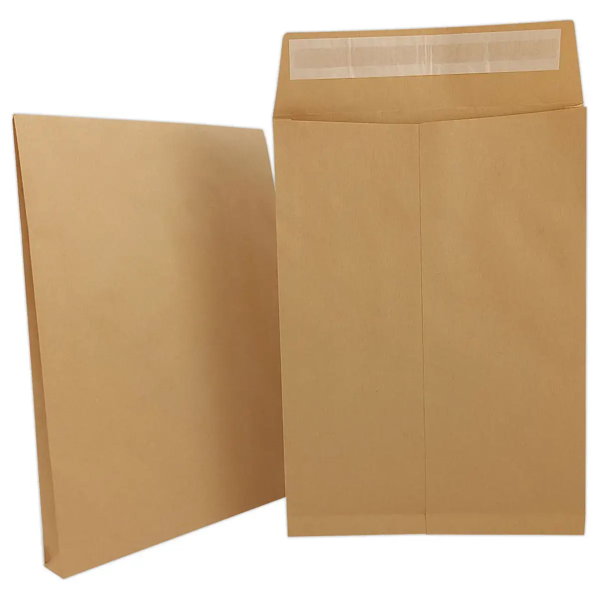 50 pochettes kraft à soufflet 120gr 229x324mm