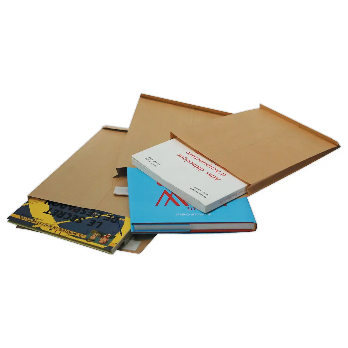 50 pochettes kraft à soufflet 120gr 229x324mm