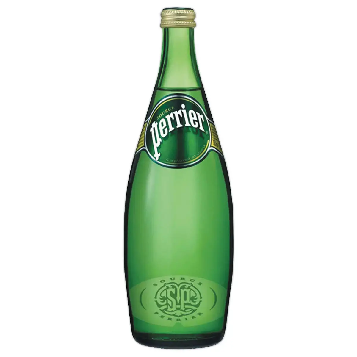 12 bouteilles Perrier 75cl, en verre
