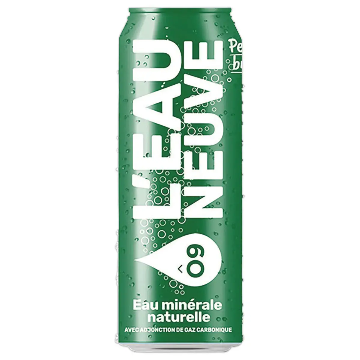 24 canettes Eau Neuve slim gazeuse - 33cl 