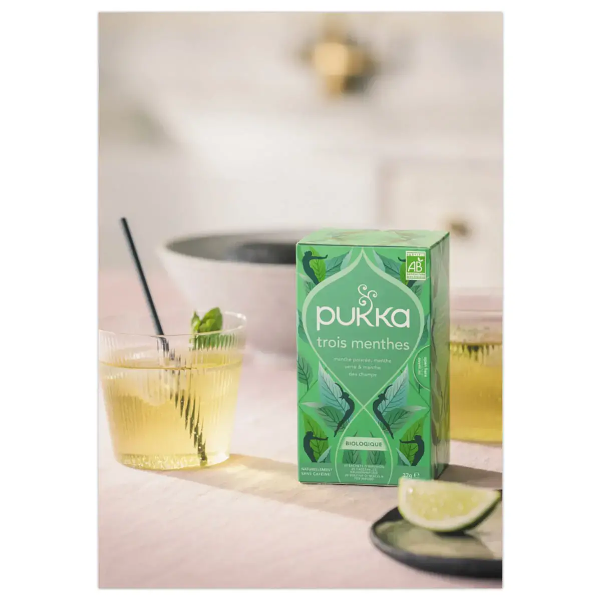 20 Sachets d'infusions bio - Trois menthes - Pukka 