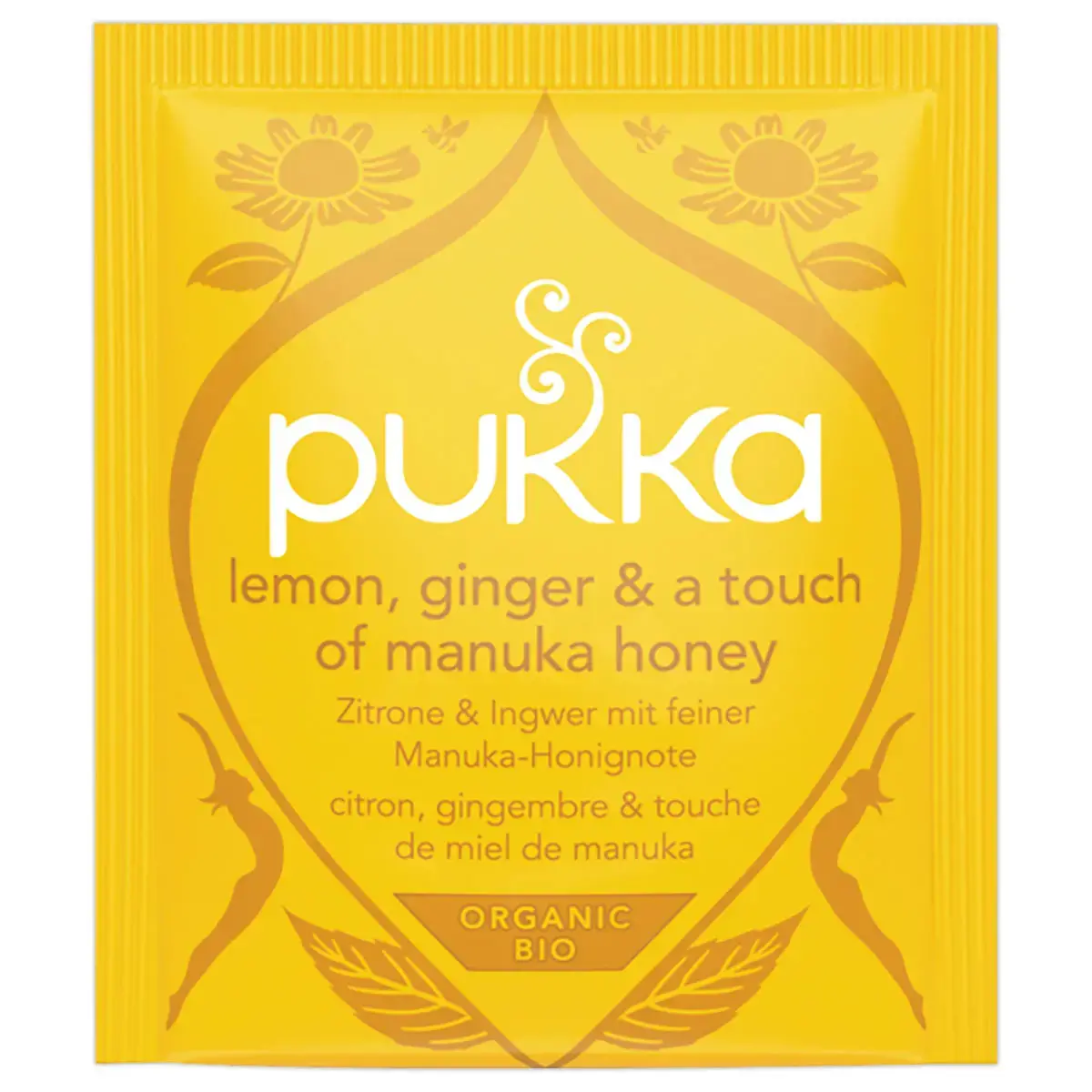 20 Sachets d'infusions bio - Citron gingembre miel - Pukka