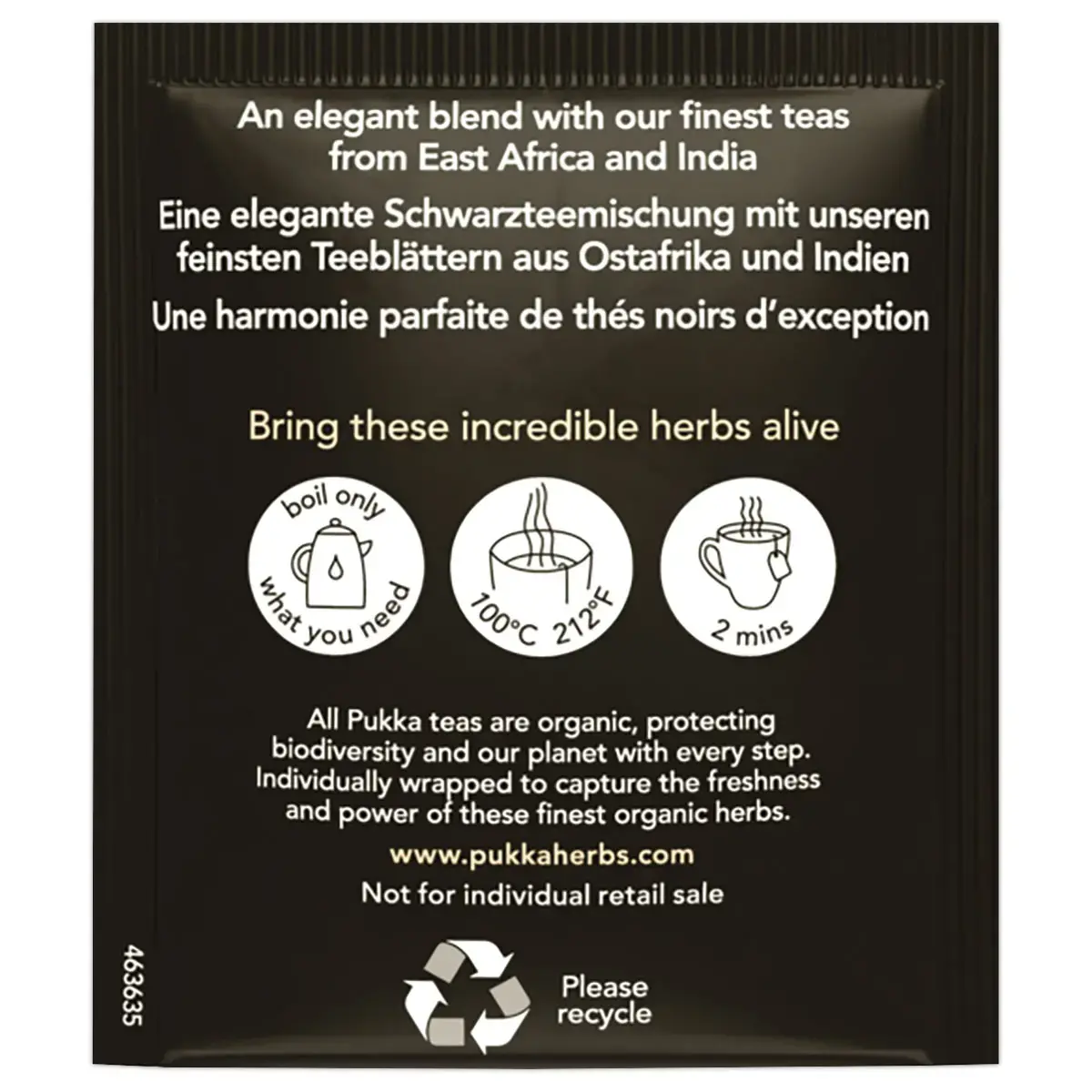 20 Sachets de thé noir bio - English Breakfast - Pukka