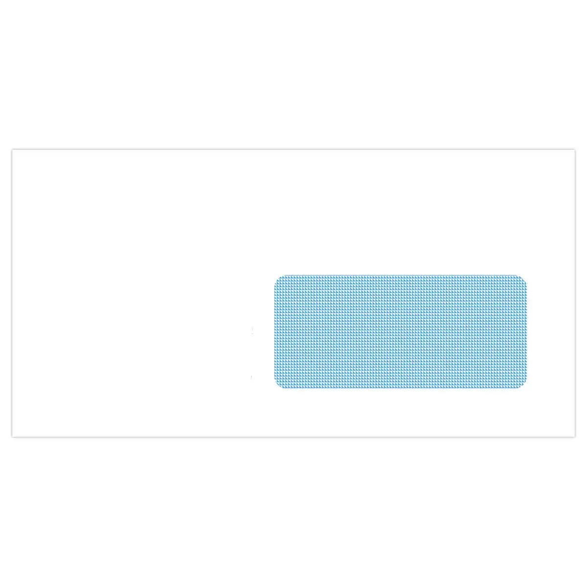 1000 enveloppes MSPA blanches 115x225 fen 45x100 80gr gommées Fiducial