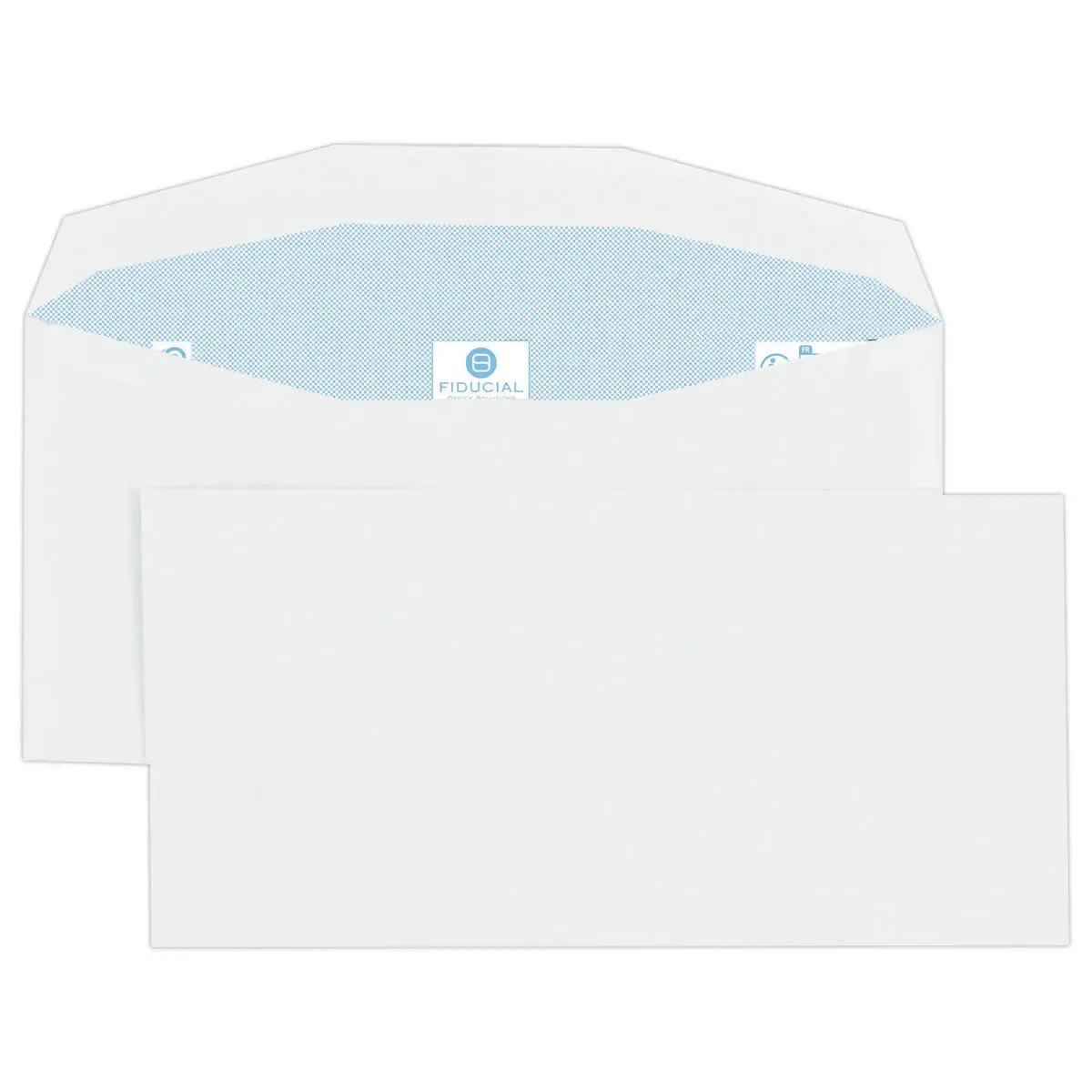1000 enveloppes MSPA blanches 114x229 80grgommées Fiducial