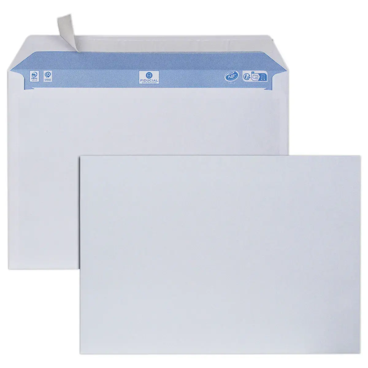 250 enveloppes blanches 229x324 90g siliconée