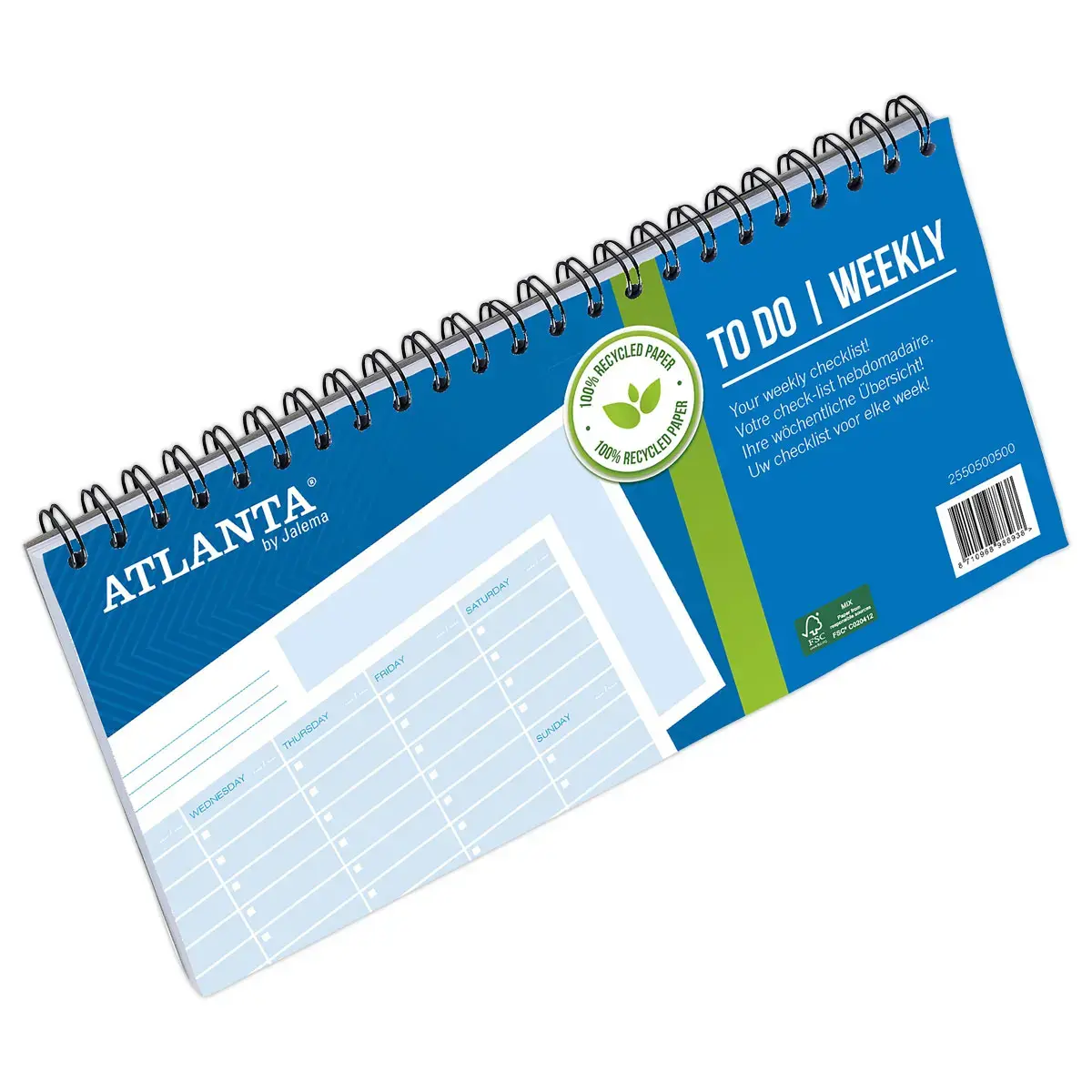 Carnet " To do " - 297x150 mm - ATLANTA