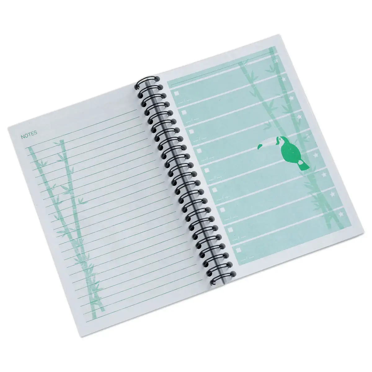 Carnet Atlanta " To do " - 19,5 x 12,5 cm - Vert - Djois