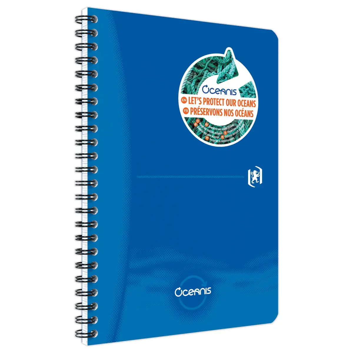 Cahier Oxford Oceanis int A5 180 pageslign&eacute; 7mm PP 