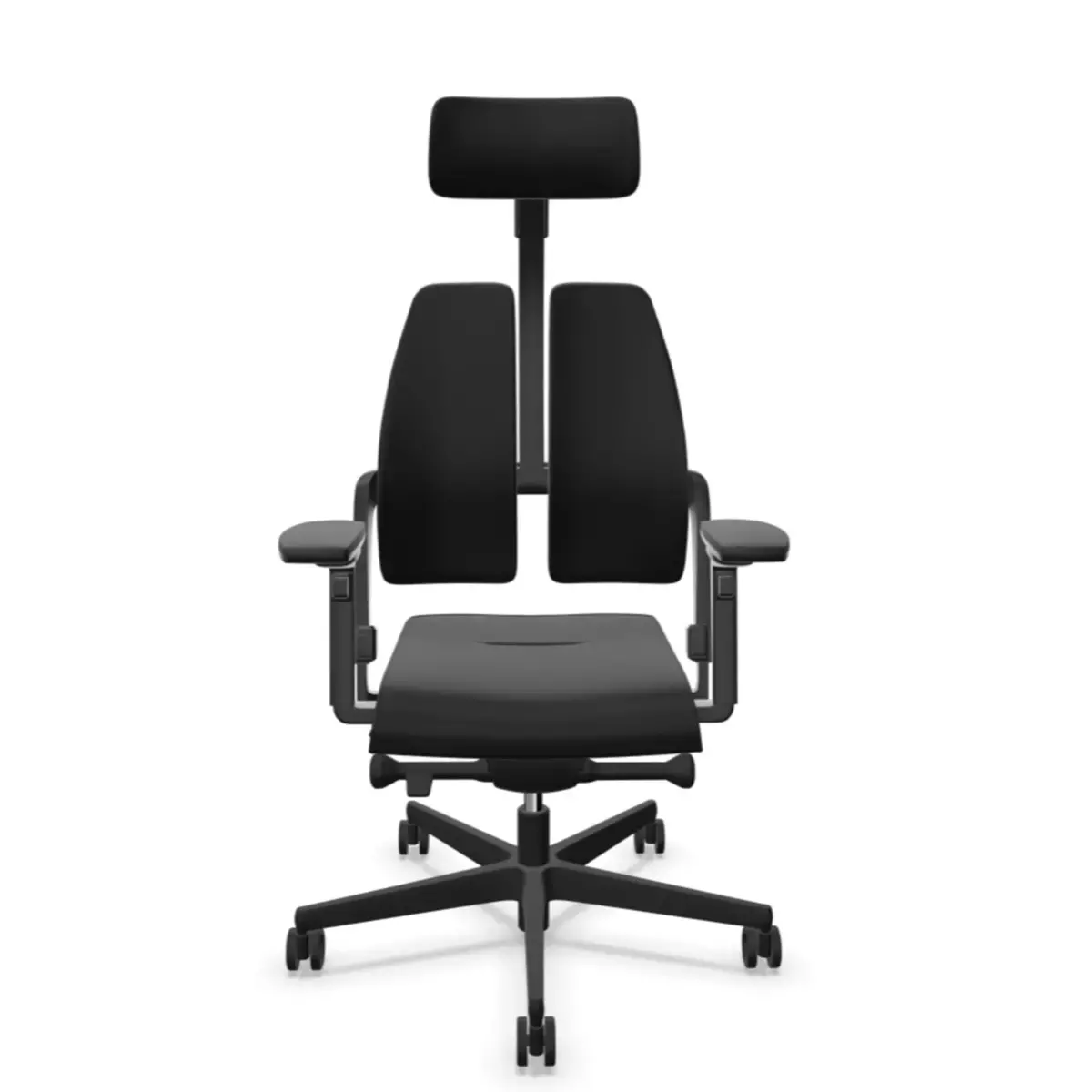 Siège DUO BACK ergonomique synchrone noir