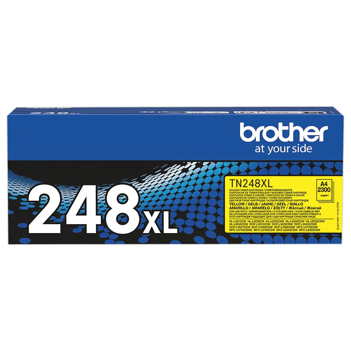 Cartouche jaune laser haute capacit&eacute; Brother TN248XL 