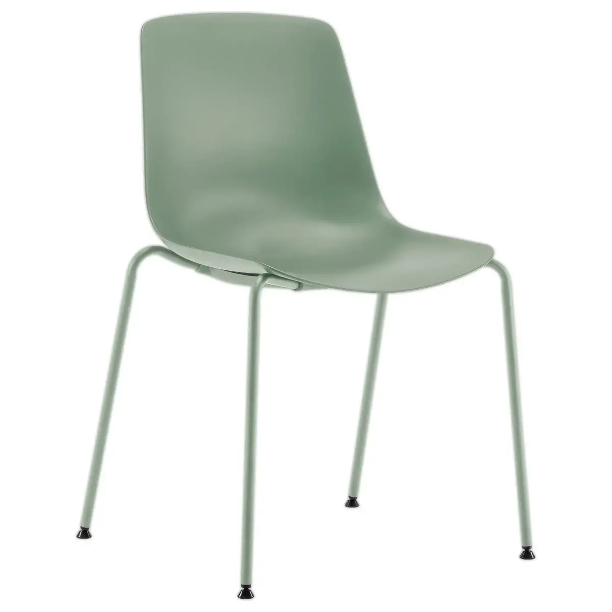 chaise polypro kaki 4 pieds kaki