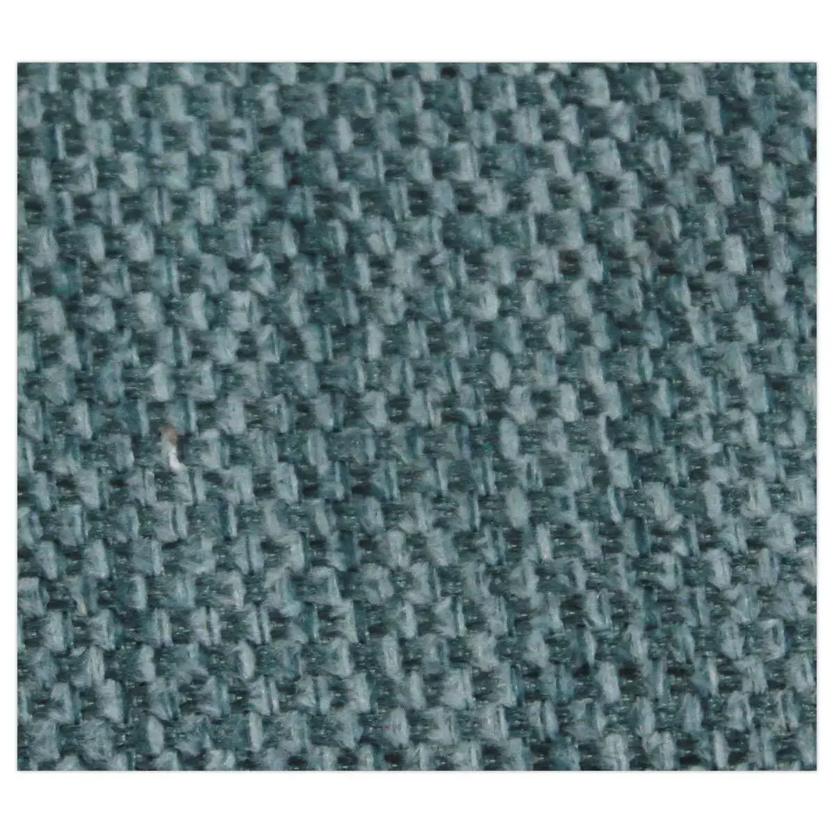 2 Fauteuils Tissu bleu clair 4 pieds métal montés
