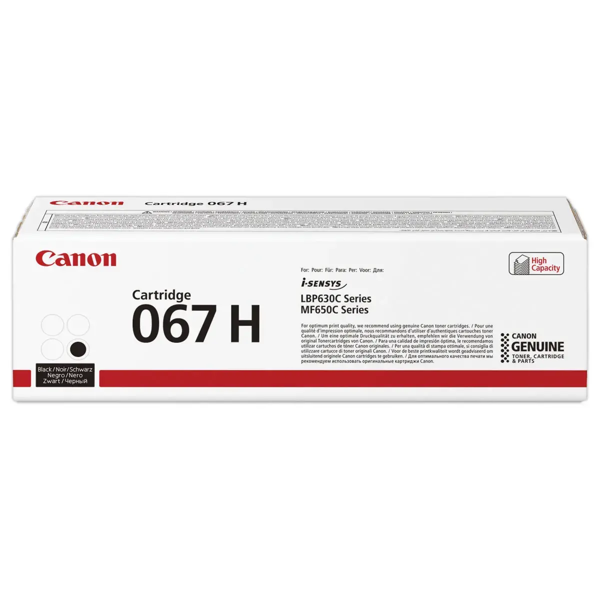 Toner CANON 067H haute capacit&eacute; Noir 
