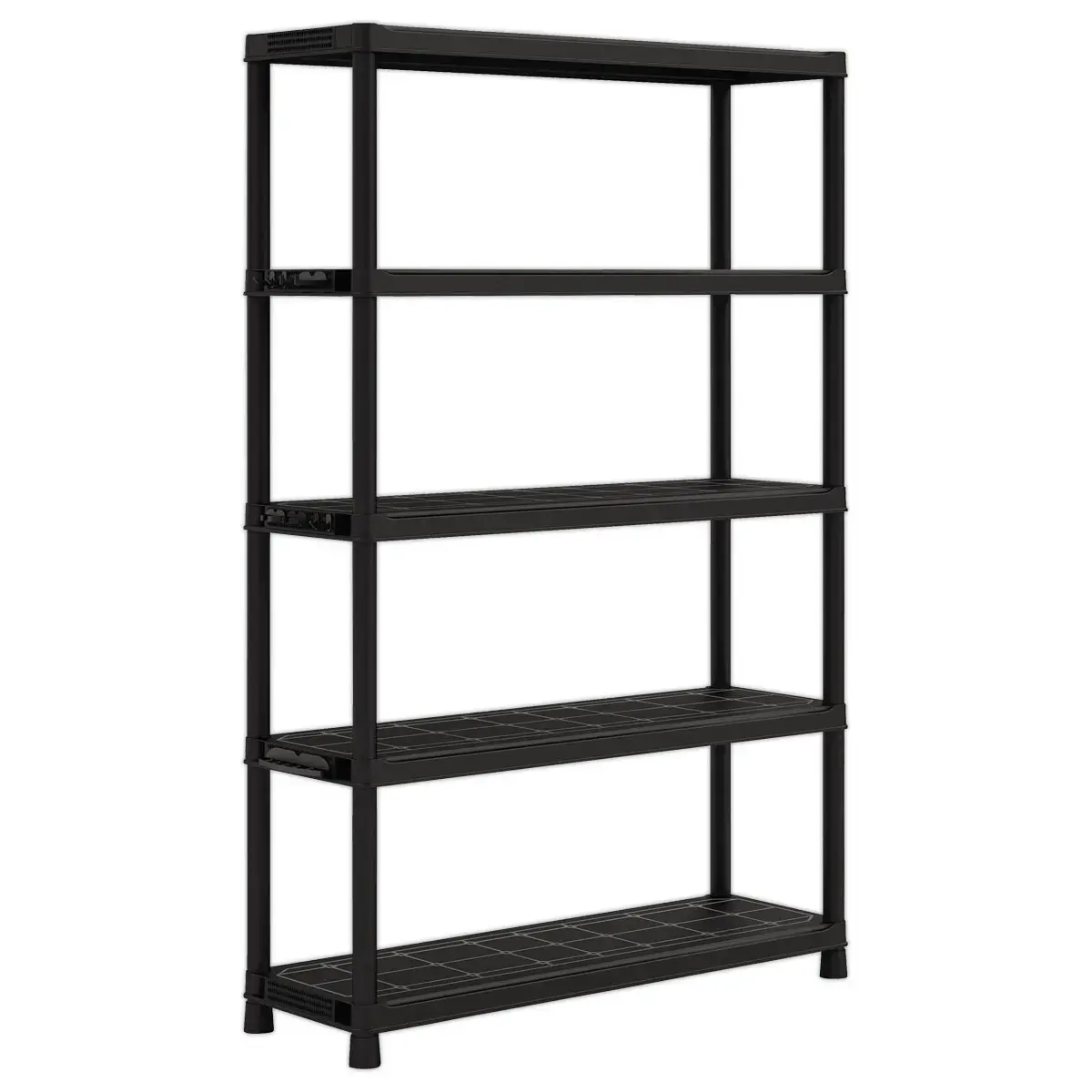 Etag&egrave;re &ndash; L 120 cm &ndash; 5 rayonnages &ndash; Noir 