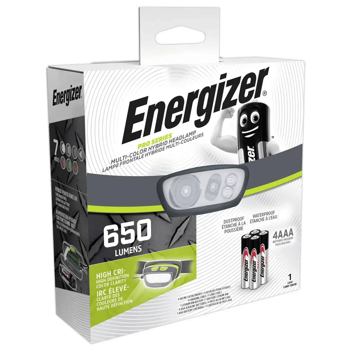Torche frontale hybride - 7 modes - ENERGIZER 