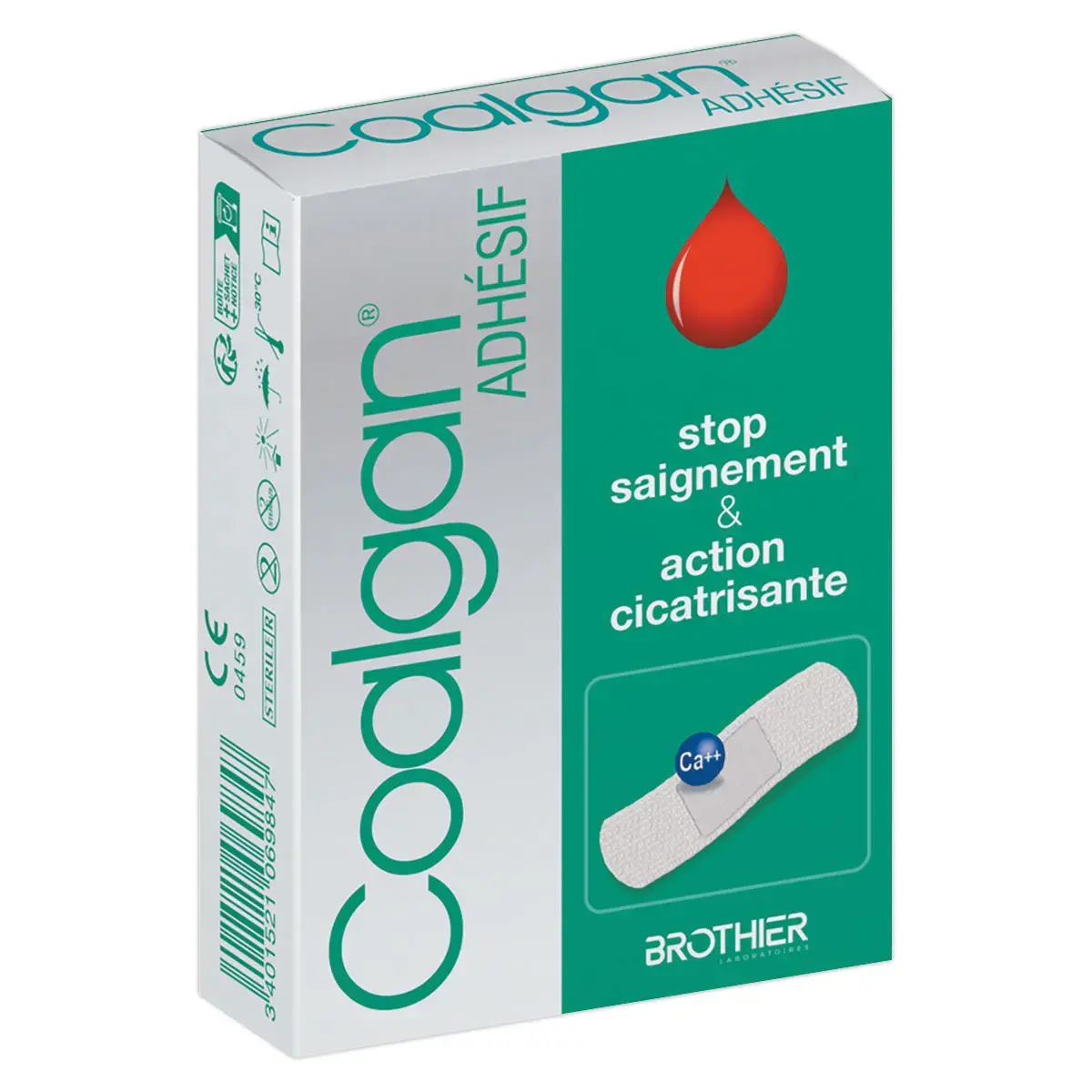 Pansements adhésifs stériles dans 2 formats